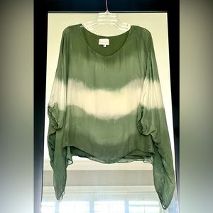 Belle France Linen Blouse ▪️Size Medium